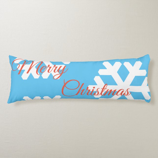 Coussins Longs Joyeux Oreiller Corps de Noël (Devant)