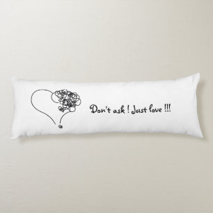 Coussins Longs Juste amour