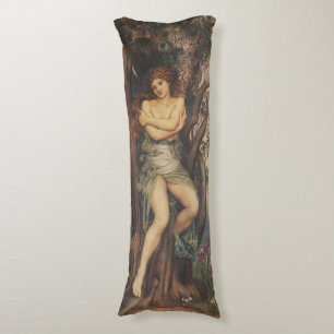 Coussins Longs La Dryade (Nymphe de l'Arbre) (par Evelyn De Morga