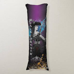 Coussins Longs Lady Black Corsair