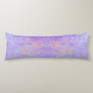 Coussins Longs Lavande psychédélique Purple Neon Pastel Abstrait