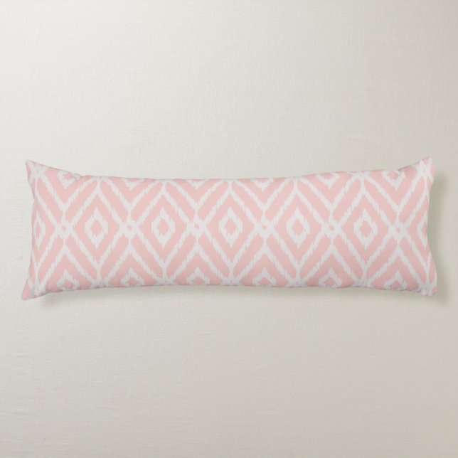 Coussins Longs Le pastel chic rougissent motif tribal de diamant (Devant)