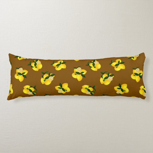 Coussins Longs Lemon Brown (Devant)