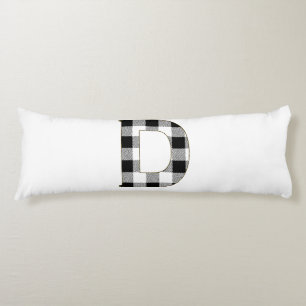 Coussins Longs Lettre En vichy D
