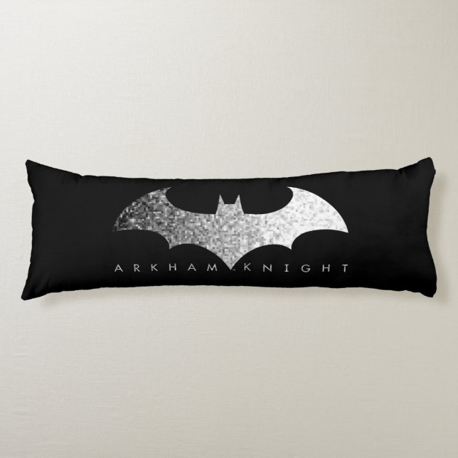 Coussins Longs Logo Pixel Batman Arkham Knight (Devant)
