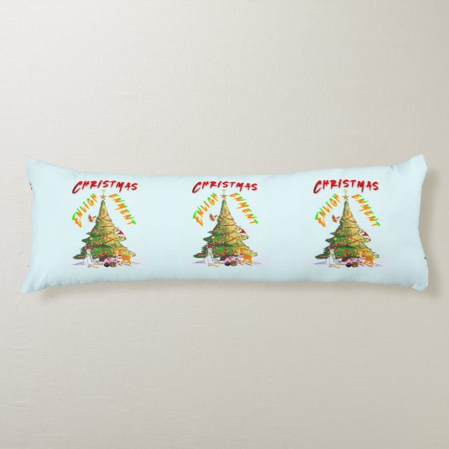 Coussins Longs Lumière de Noël (Devant)