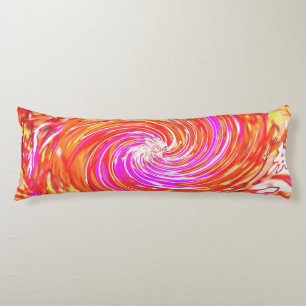Coussins Longs Magenta Rétro et Tourbillon Floral de Couleurs d'A