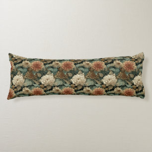 Coussins Longs Maison de plage décor texture Dahlias Rétro Mémoir