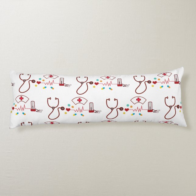 Coussins Longs médecin, Infirmière, Médicale, hôpital (Dos)