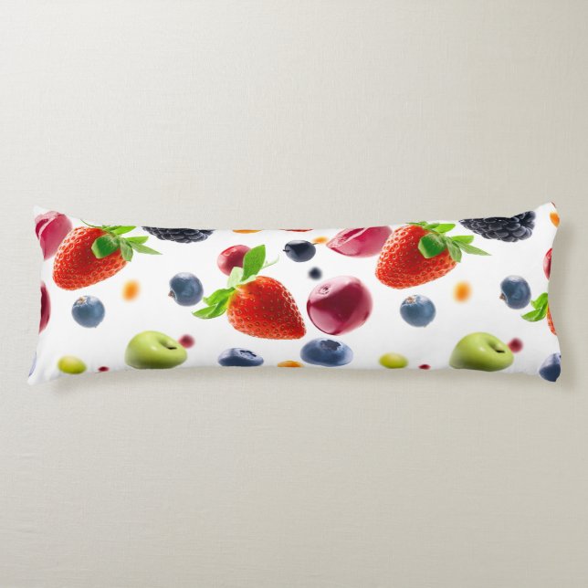 Coussins Longs Mélanger les fruits (Devant)