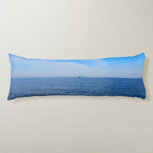 Coussins Longs Mer Noire calme Roumanie – Impression de mouettes 