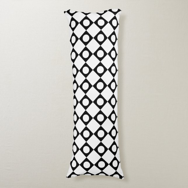Coussins Longs Mod Retro 60's White (Devant (Vertical))