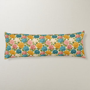 Coussins Longs Modèle décoratif de pivoines inspiré du jardin Fl