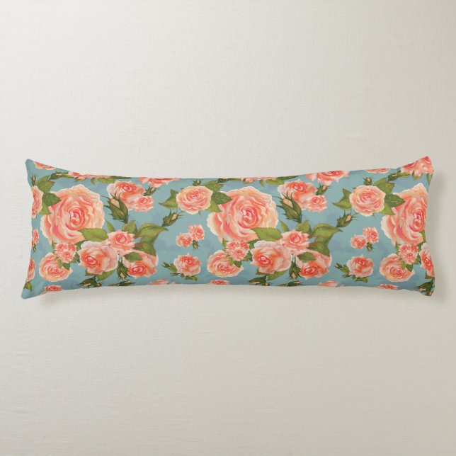 Coussins Longs Modèle floral (Devant)