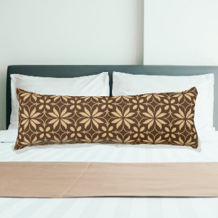 Coussins Longs Modèle floral géométrique scandinave Abstrait