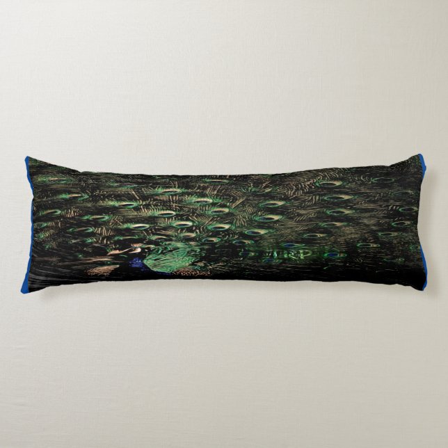 Coussins Longs Modèles d'oiseaux : Pretty Peacocks 03-05 (Devant)