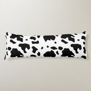 Coussins Longs Moderne imprimé d'animal de vache Holstein Frisonn
