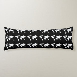 Coussins Longs Monde de l'Elegant noir