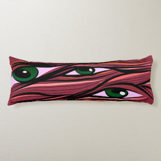 Coussins Longs Monster des yeux