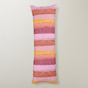 Coussins Longs Mosaïque du coucher du soleil