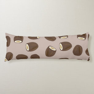 Coussins Longs Motif à la noix de coco