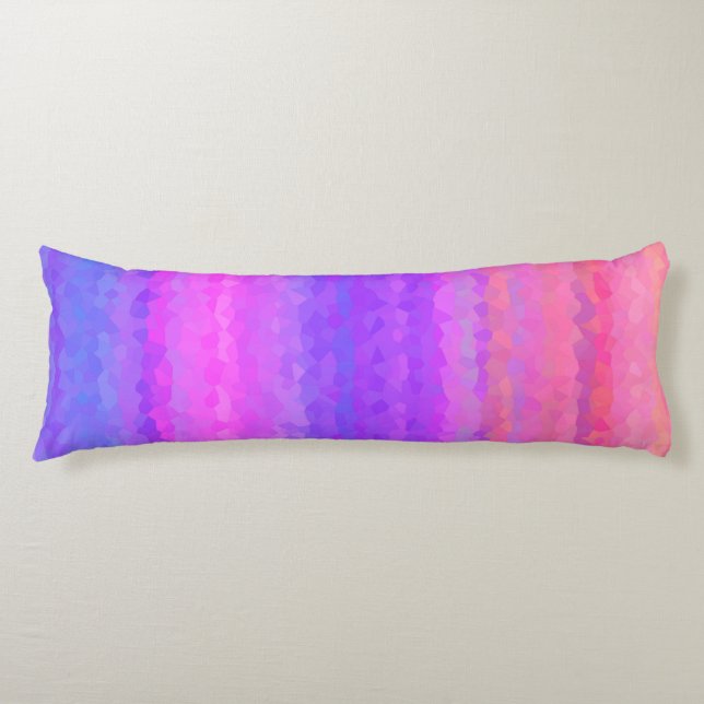 Coussins Longs Motif Abstrait en mosaïque sans joint (Devant)