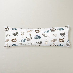Coussins Longs Motif animal reptile de serpents colorés