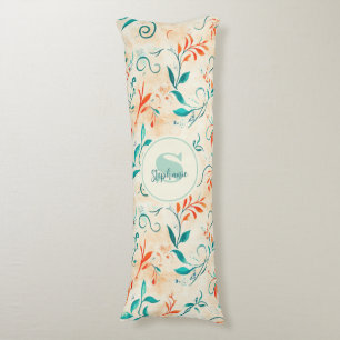 Coussins Longs Motif blanc et blanc blanc et blanc (2)