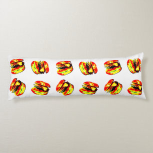 Coussins Longs Motif Burger