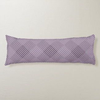 Coussins Longs Motif Checker Diagonal 2tn.w Lviolet BG