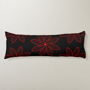 Coussins Longs Motif criminel sur noir