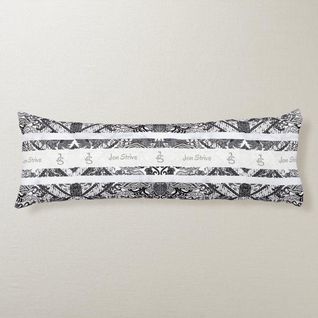 Coussins Longs Motif de BATIK moderne (Devant)