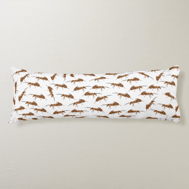 Coussins Longs Motif de jolies fourmis (Devant)