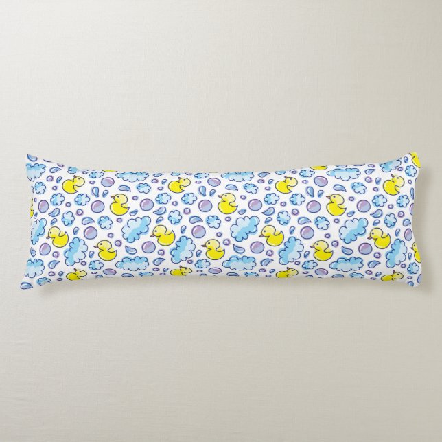 Coussins Longs motif de lavage (Devant)