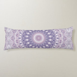 Coussins Longs Motif de mandala lavande et lilas