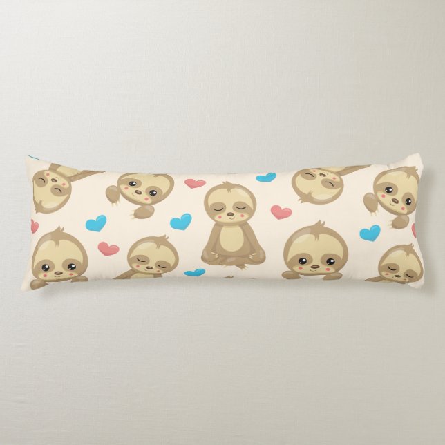 Coussins Longs Motif De Parfums, Mignons Parfums, Coeurs (Devant)