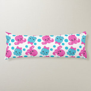 Coussins Longs Motif de poulpe, poulpe mignonne, Animaux de mer