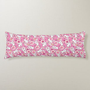 Coussins Longs motif de rose de kawaii