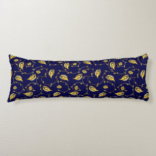 Coussins Longs Motif de Sari de paon