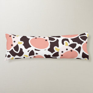 Coussins Longs Motif de vache mûre