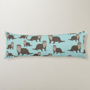 Coussins Longs Motif d'illustrations de mignon Otter