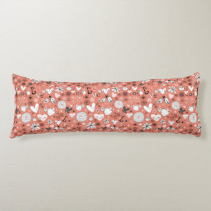 Coussins Longs Motif d'inséparables
