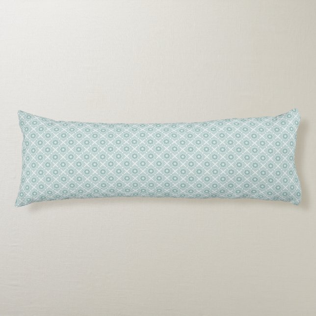 Coussins Longs Motif embrouillé de trellis (Devant)
