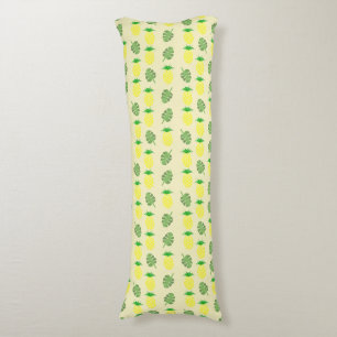 Coussins Longs Motif Feuille d'ananas et de palmiers tropicaux d'