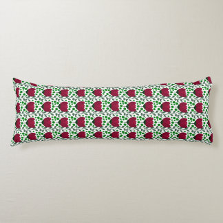 Coussins Longs Motif floral de tulipe cramoisie | Élégant rouge