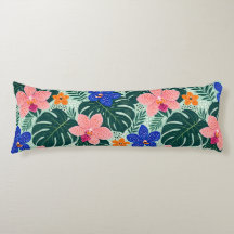 Motif floral d'orchidée tropicale et de Monstera