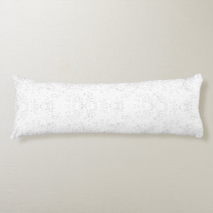 Coussins Longs Motif floral monochrome – Art élégant sans couture