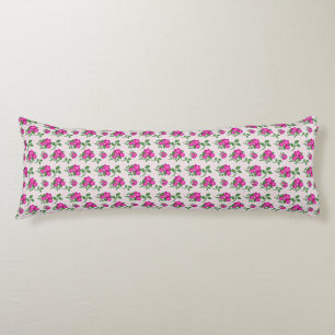 Coussins Longs Motif floral rose sans couture Aquarelle élégant