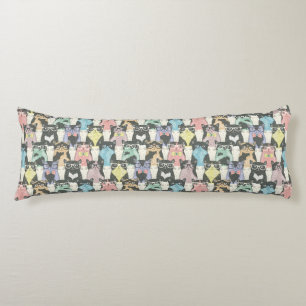 Coussins Longs Motif Hipster Cute Cats