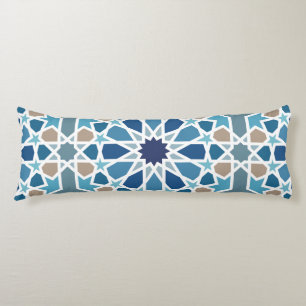 Coussins Longs Motif marocain en carreaux